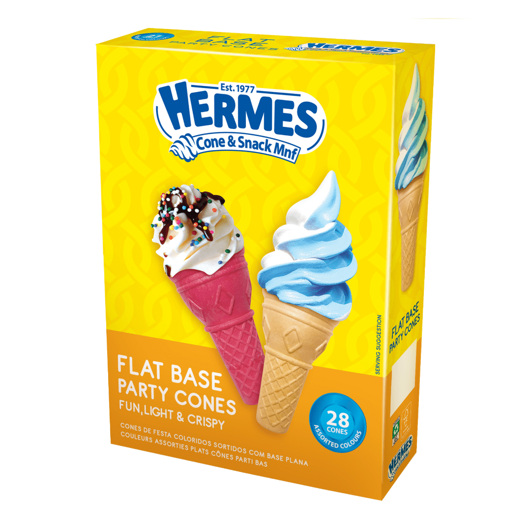 Flat-Bottom Party Cones 28s