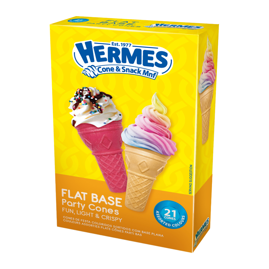 Party Cones 21 Pack – Flat Bottom